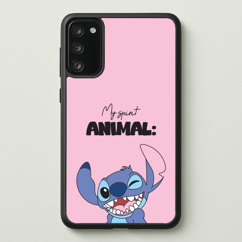My Sprit Animal Blue Alien - Stitch Phone Case for Galaxy S20
