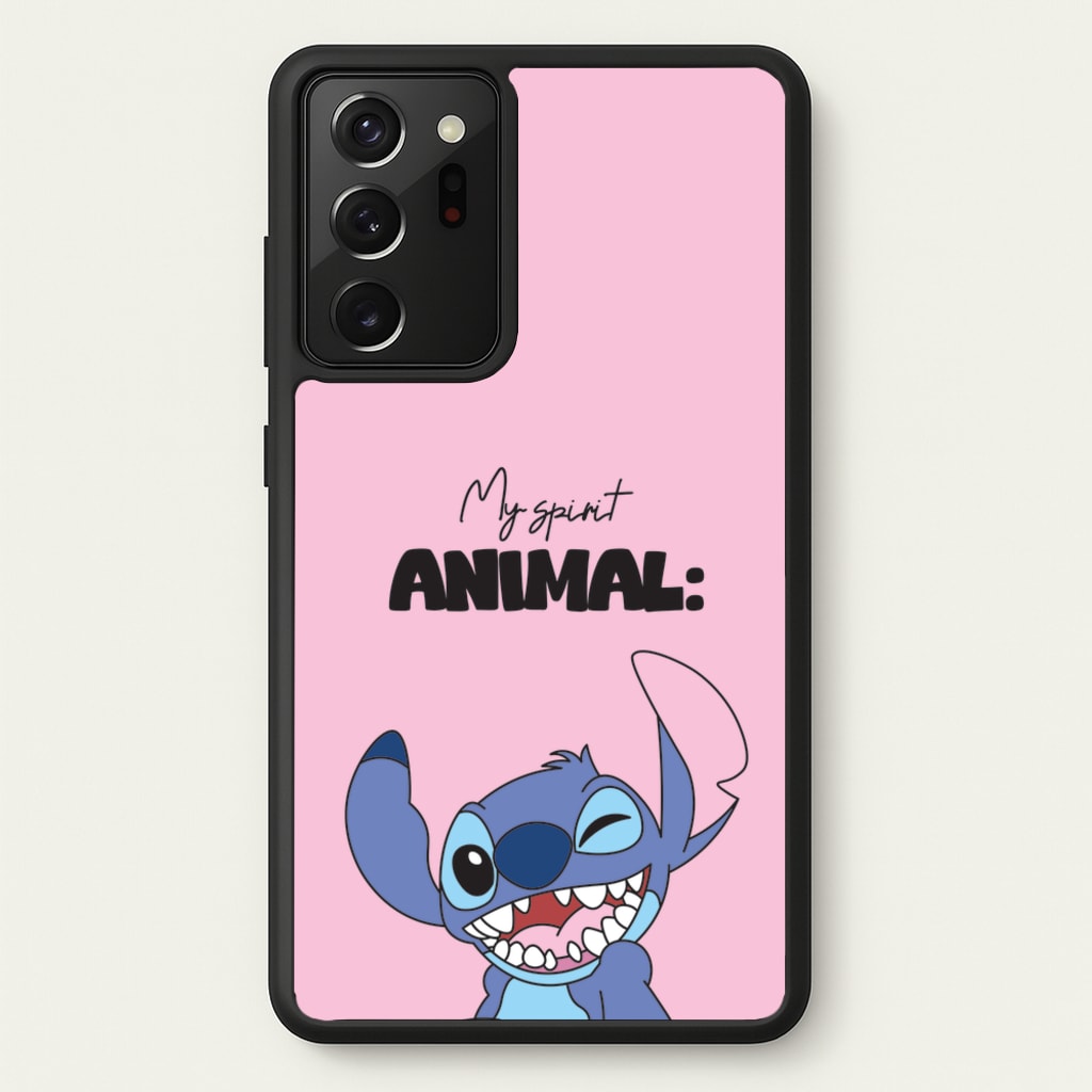 My Sprit Animal Blue Alien - Stitch Phone Case for Galaxy Note 20 Ultra