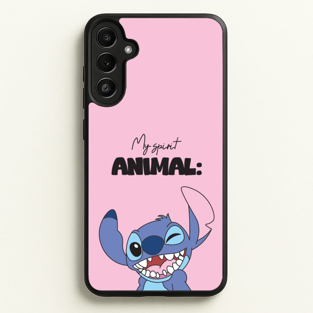 My Sprit Animal Blue Alien - Stitch Phone Case for Galaxy A36