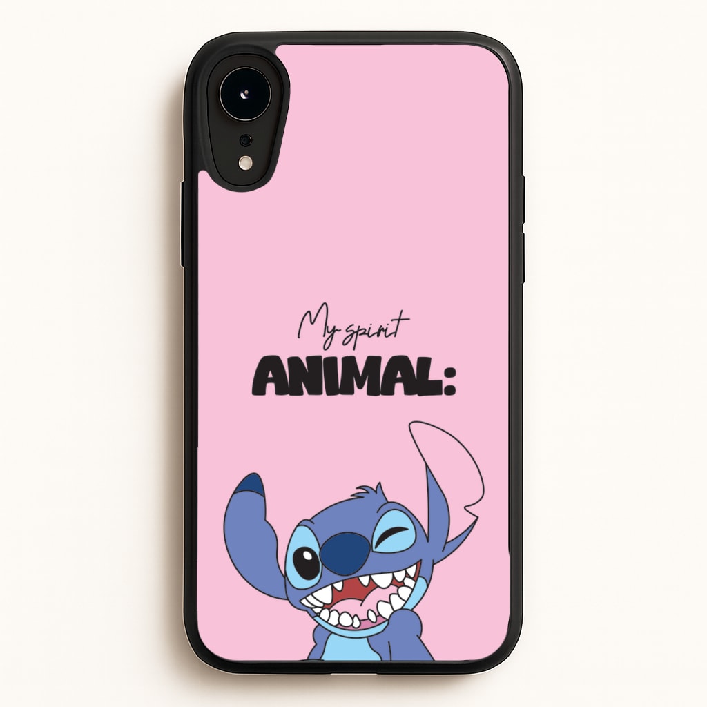 My Sprit Animal Blue Alien - Stitch Phone Case for iPhone XR