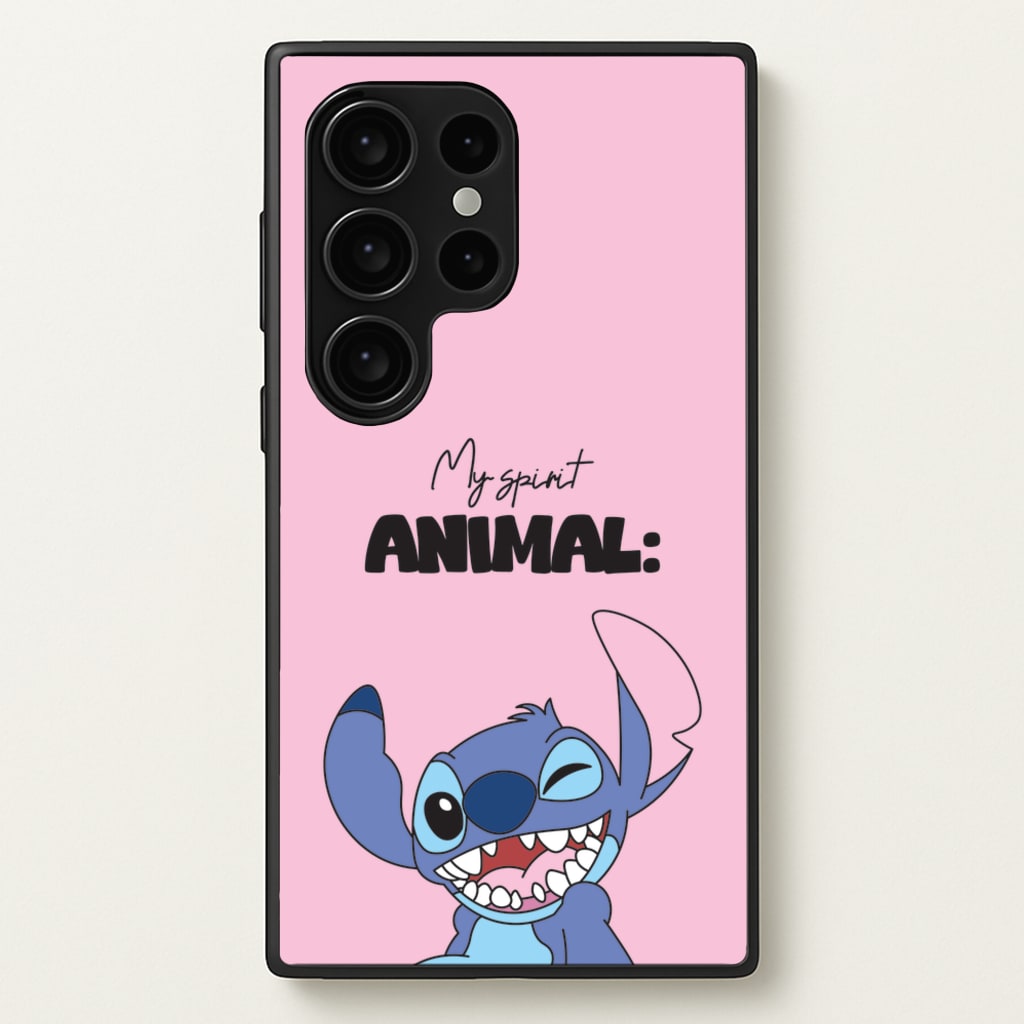 My Sprit Animal Blue Alien - Stitch Phone Case for Galaxy S24 Ultra