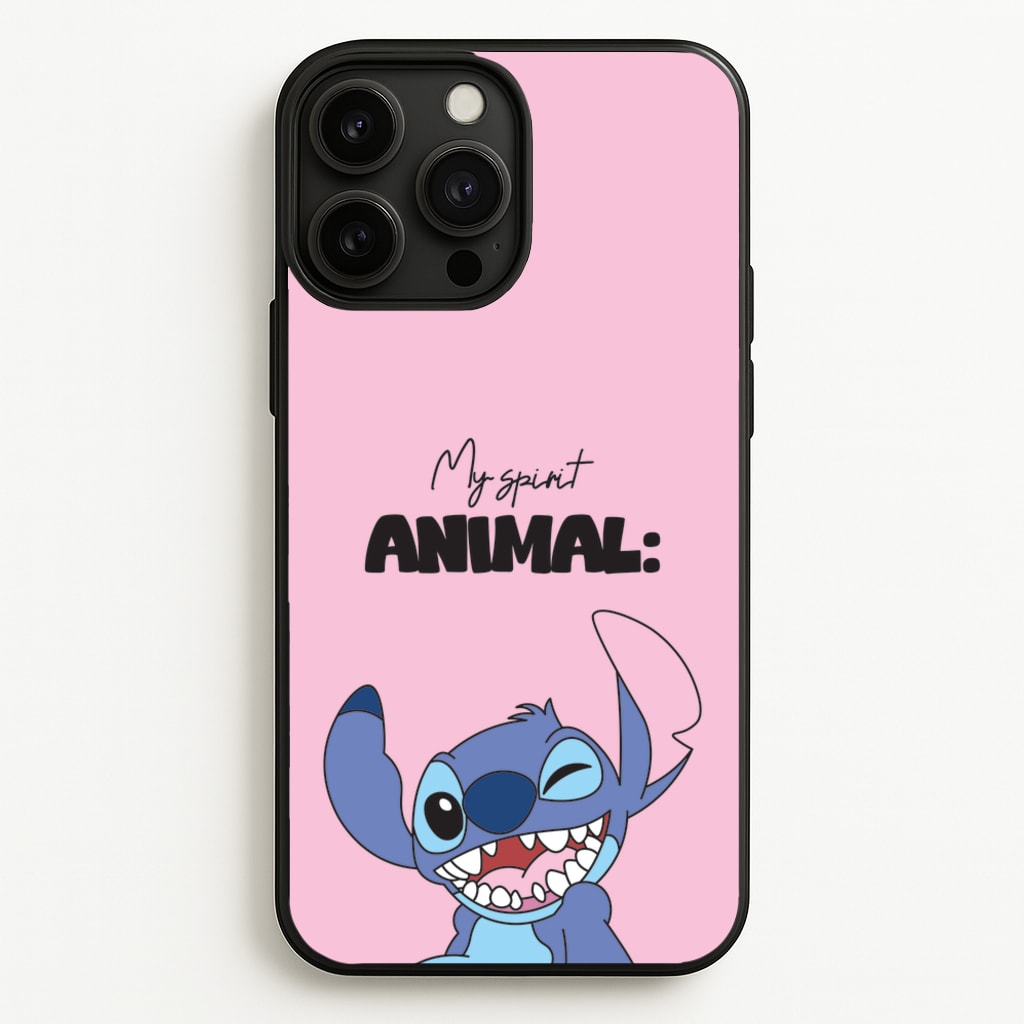 My Sprit Animal Blue Alien - Stitch Phone Case for iPhone 13 Pro Max