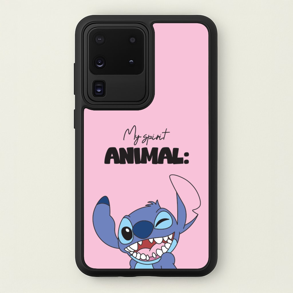 My Sprit Animal Blue Alien - Stitch Phone Case for Galaxy S20 Ultra