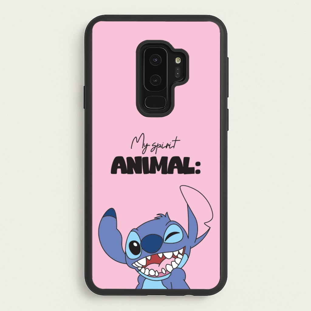 My Sprit Animal Blue Alien - Stitch Phone Case for Galaxy S9 Plus