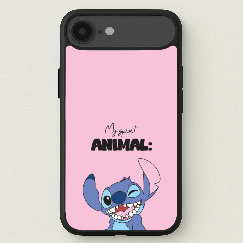 My Sprit Animal Blue Alien Phone Case for iPhone 17 Air