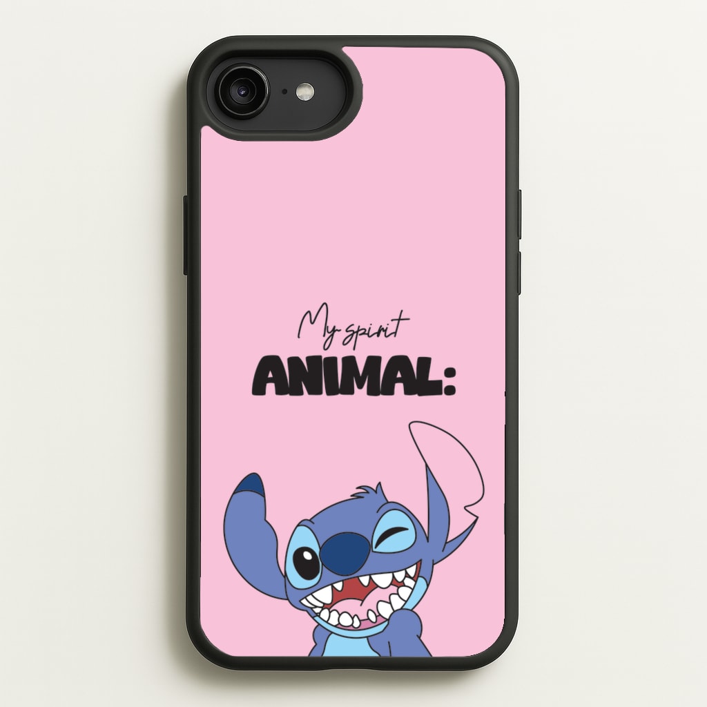 My Sprit Animal Blue Alien - Stitch Phone Case for iPhone 6 Plus / 7 Plus / 8 Plus