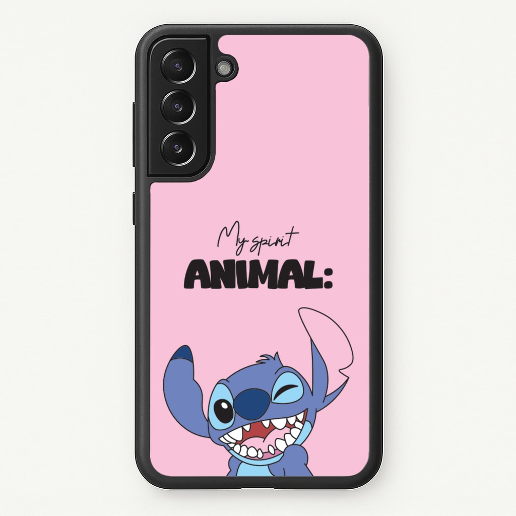 My Sprit Animal Blue Alien - Stitch Phone Case for Galaxy S21