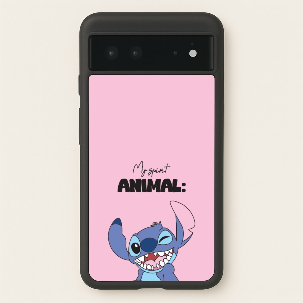 My Sprit Animal Blue Alien - Stitch Phone Case for Google Pixel 6