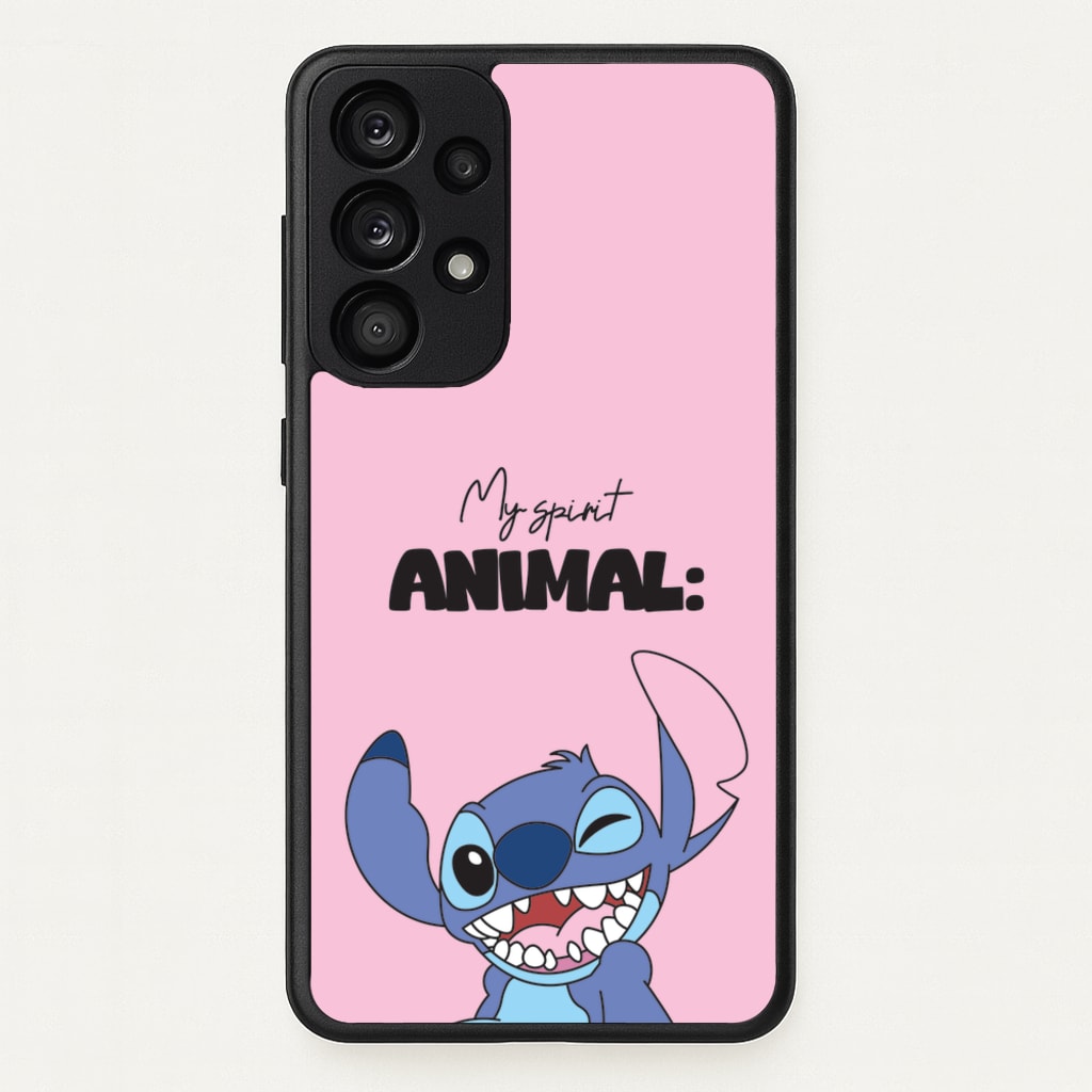 My Sprit Animal Blue Alien - Stitch Phone Case for Galaxy A53