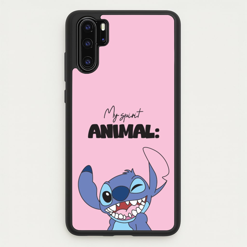 My Sprit Animal Blue Alien - Stitch Phone Case for Huawei P30 Pro