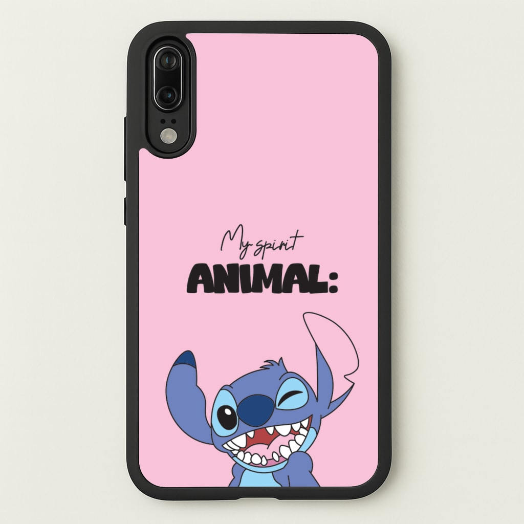My Sprit Animal Blue Alien - Stitch Phone Case for Huawei P20