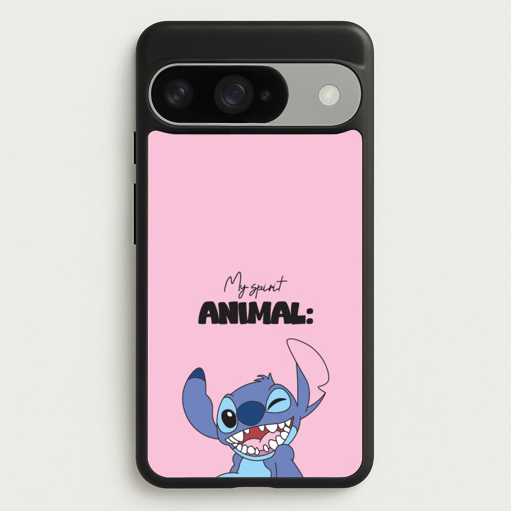 My Sprit Animal Blue Alien Phone Case for Google Pixel 10 / 10 Pro