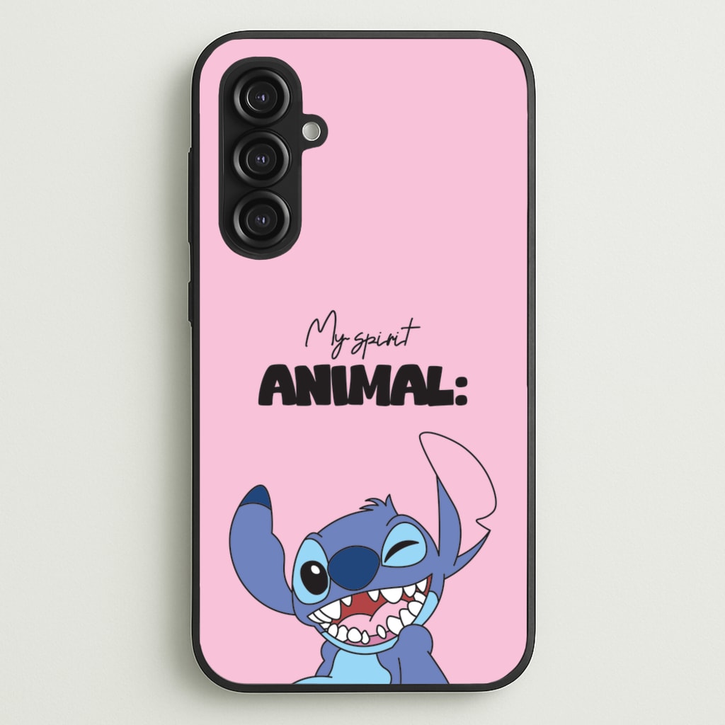 My Sprit Animal Blue Alien - Stitch Phone Case for Galaxy S23FE