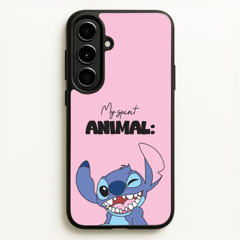 My Sprit Animal Blue Alien - Stitch Phone Case for Galaxy A56