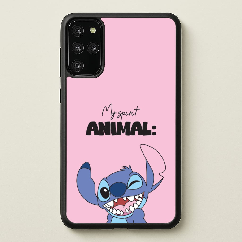 My Sprit Animal Blue Alien - Stitch Phone Case for Galaxy S20 Plus