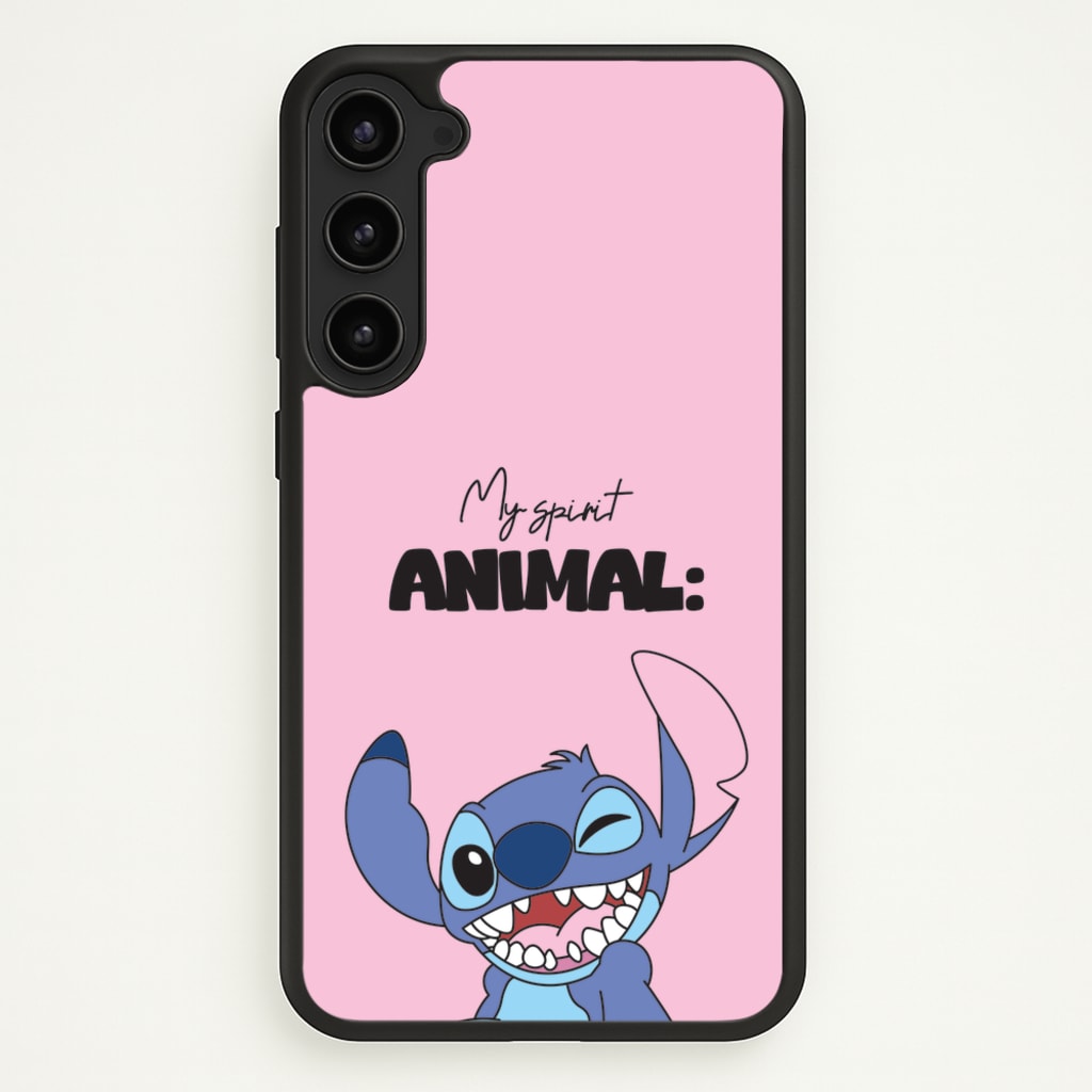 My Sprit Animal Blue Alien - Stitch Phone Case for Galaxy S23