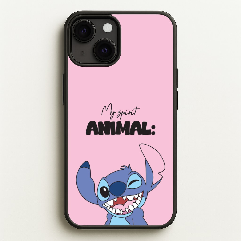 My Sprit Animal Blue Alien - Stitch Phone Case for iPhone 13