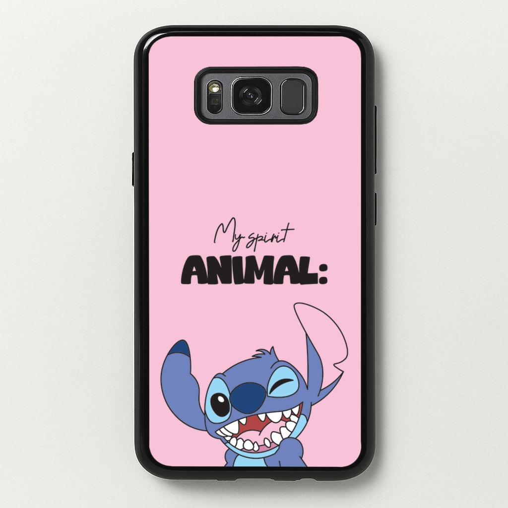 My Sprit Animal Blue Alien - Stitch Phone Case for Galaxy S8 Plus