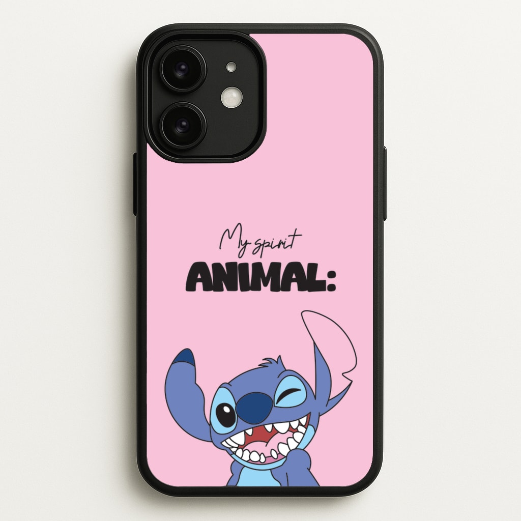 My Sprit Animal Blue Alien - Stitch Phone Case for iPhone 11