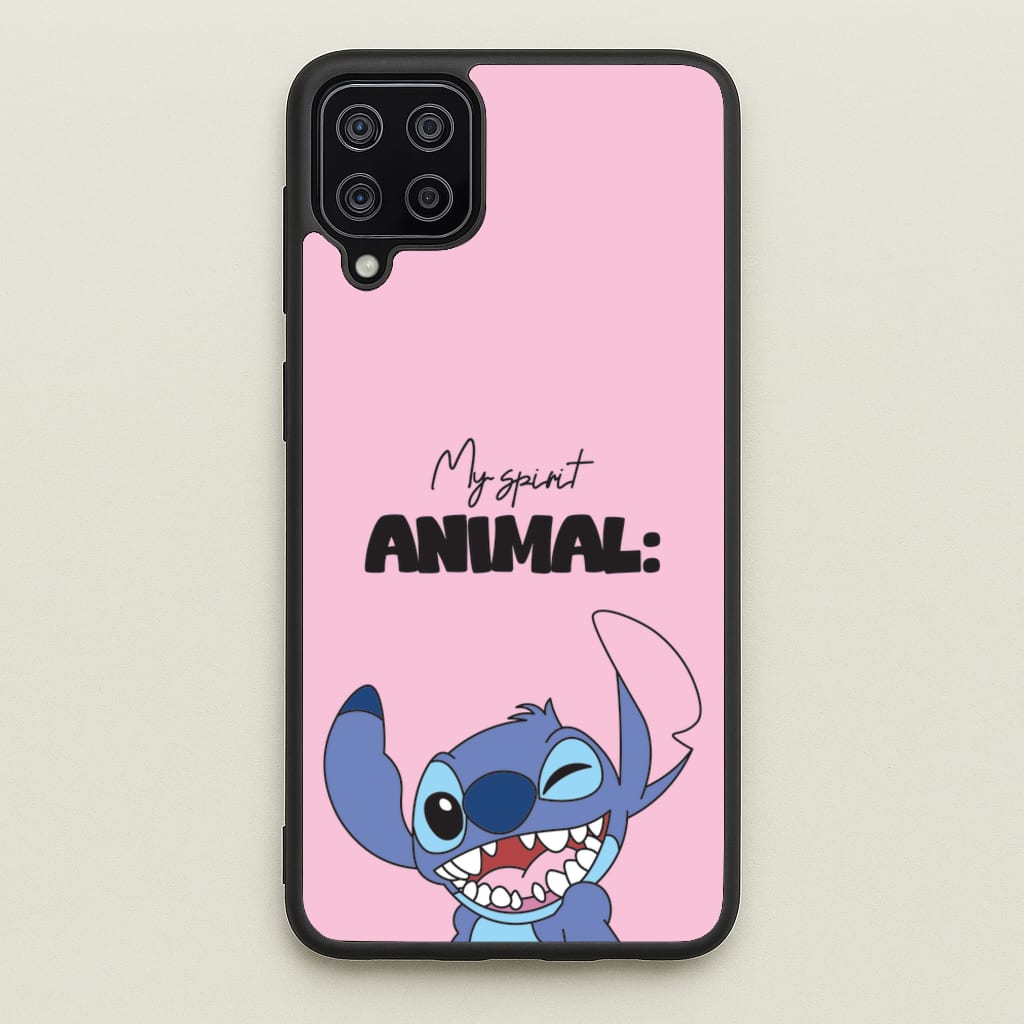 My Sprit Animal Blue Alien - Stitch Phone Case for Galaxy A12