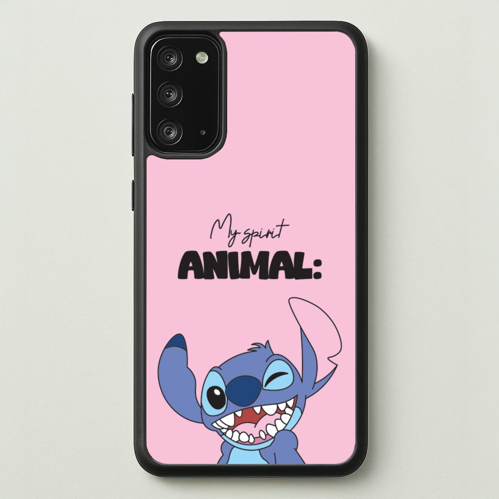 My Sprit Animal Blue Alien - Stitch Phone Case for Galaxy Note 20