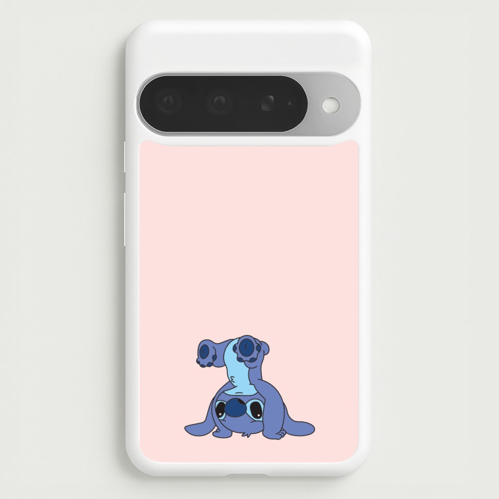 Cute Blue Alien Handstand Phone Case for Google Pixel 10 Pro XL