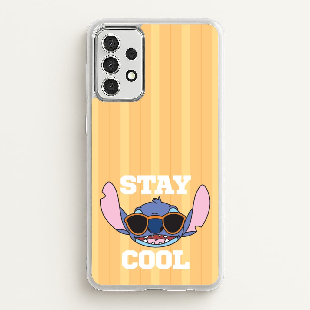 Stay Cool Blue Alien - Stitch Phone Case for Galaxy A52 / A52s