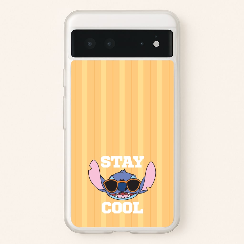 Stay Cool Blue Alien - Stitch Phone Case for Google Pixel 6