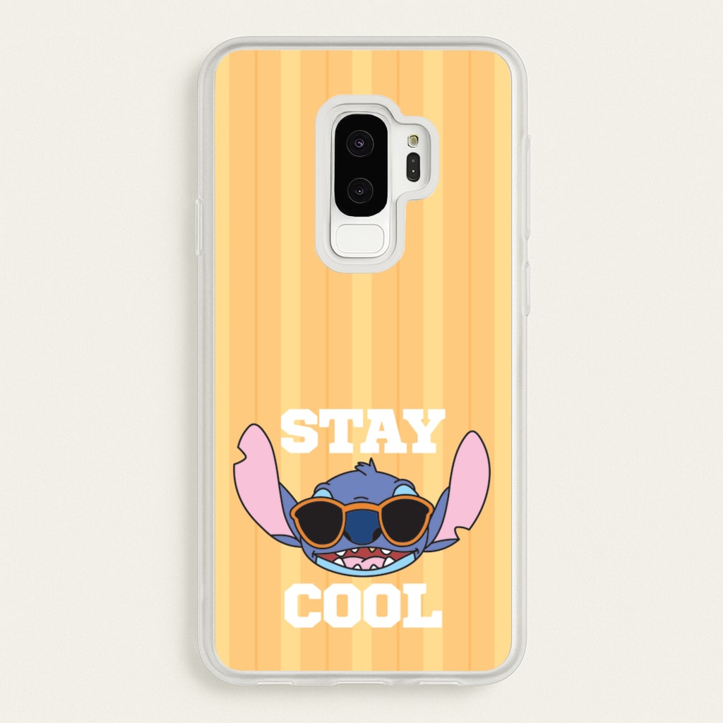 Stay Cool Blue Alien - Stitch Phone Case for Galaxy S9 Plus