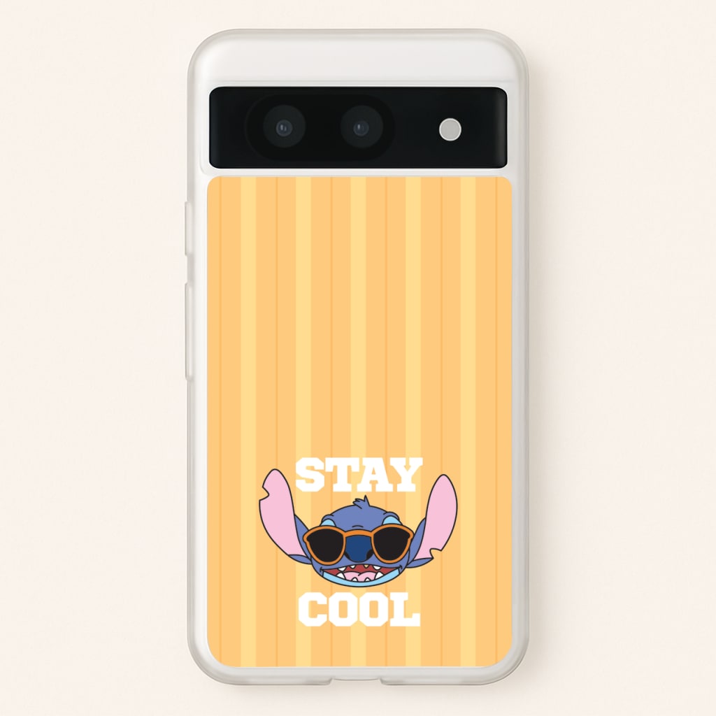 Stay Cool Blue Alien - Stitch Phone Case for Google Pixel 8a