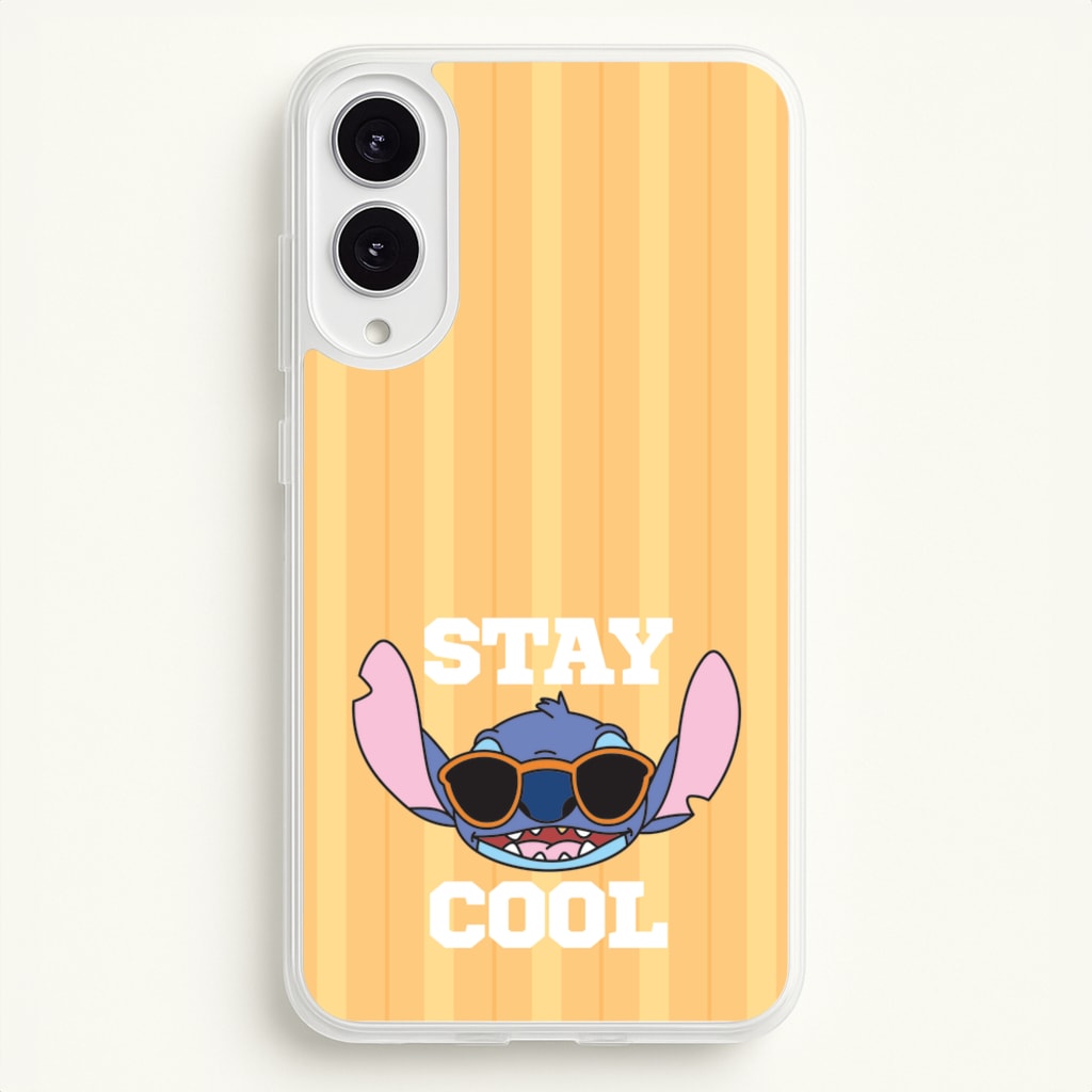 Stay Cool Blue Alien - Stitch Phone Case for Galaxy S25 Edge