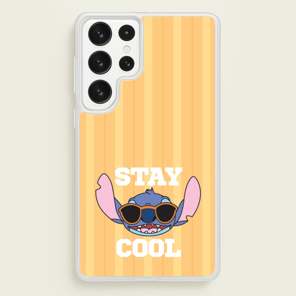 Stay Cool Blue Alien - Stitch Phone Case for Galaxy S23 Ultra