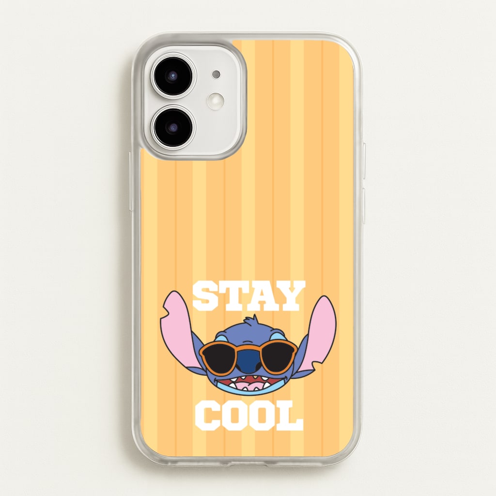 Stay Cool Blue Alien - Stitch Phone Case for iPhone 12 / 12 Pro