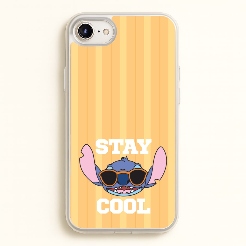 Stay Cool Blue Alien - Stitch Phone Case for iPhone 6 Plus / 7 Plus / 8 Plus