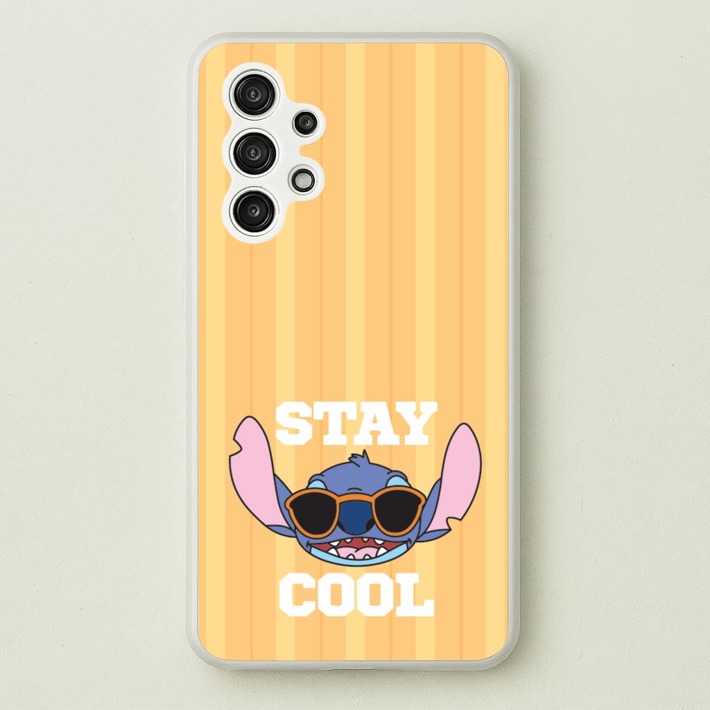 Stay Cool Blue Alien - Stitch Phone Case for Galaxy A13
