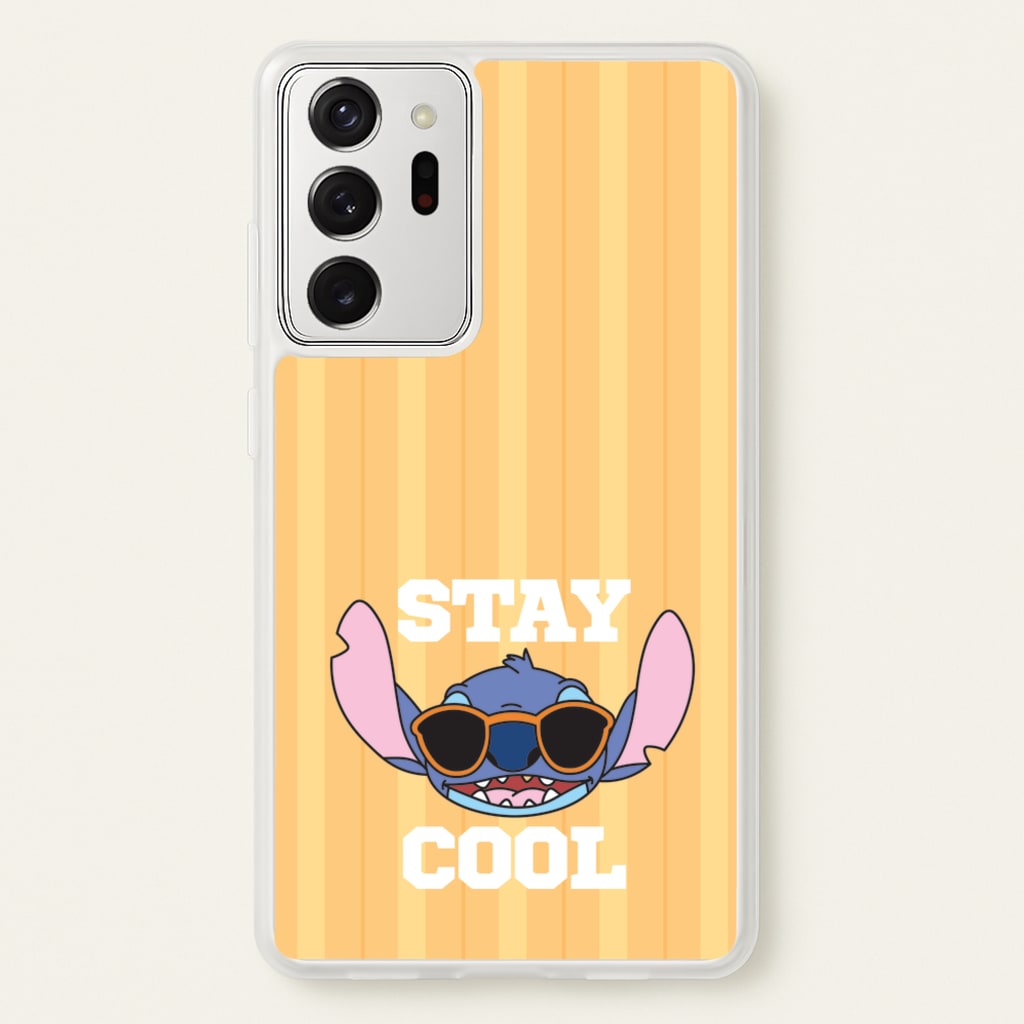 Stay Cool Blue Alien - Stitch Phone Case for Galaxy Note 20 Ultra