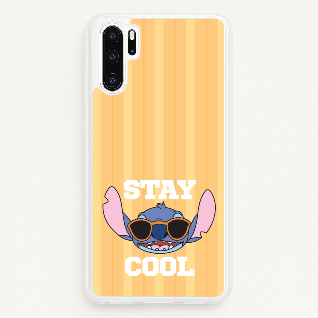 Stay Cool Blue Alien - Stitch Phone Case for Huawei P30 Pro
