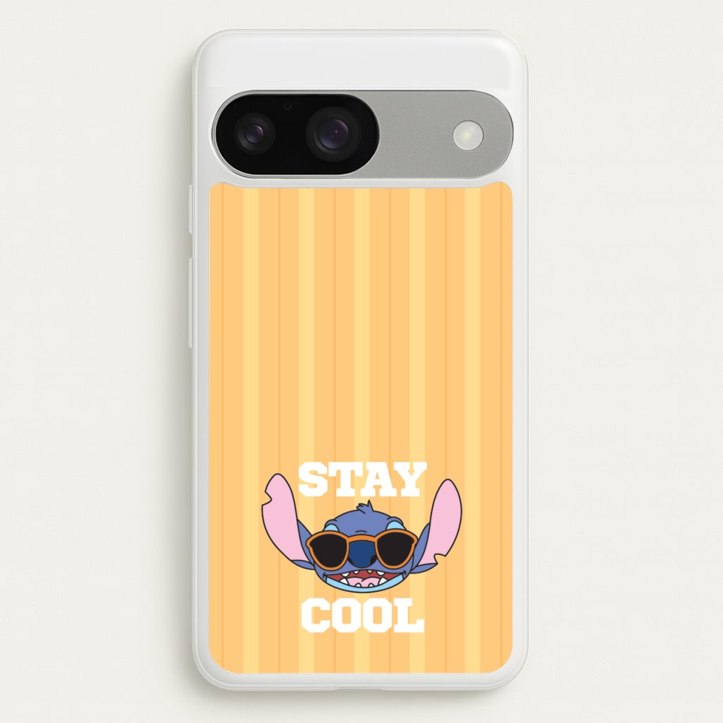 Stay Cool Blue Alien - Stitch Phone Case for Google Pixel 9 / 9 Pro