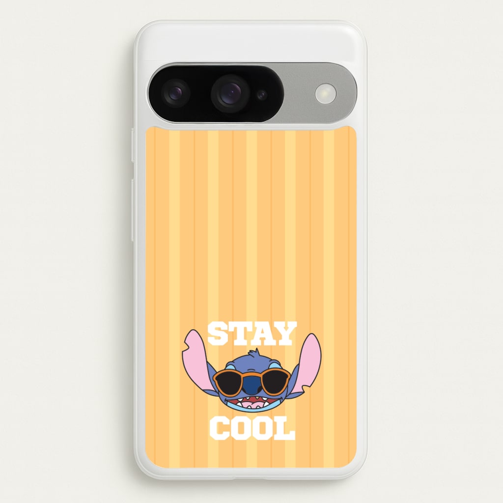 Stay Cool Blue Alien Phone Case for Google Pixel 10 / 10 Pro