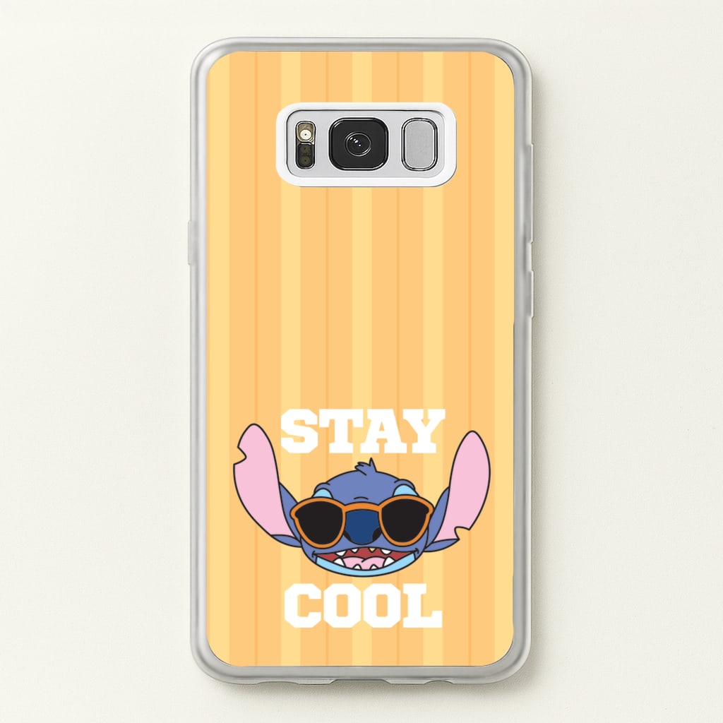 Stay Cool Blue Alien - Stitch Phone Case for Galaxy S8