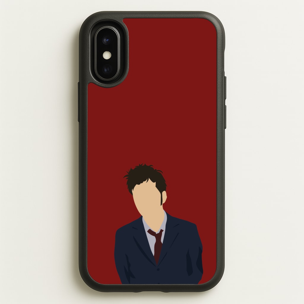 Tennant - The Doctor - Doctor Who Phone Case for iPhone X / XS
