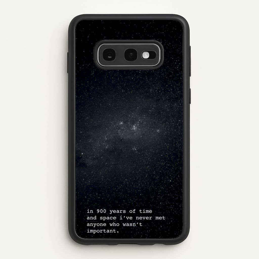 In 900 Years - Doctor Who Phone Case for Galaxy S10e