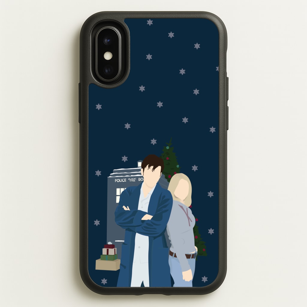 Rose And The Doctor - Doctor Who Phone Case for iPhone X / XS