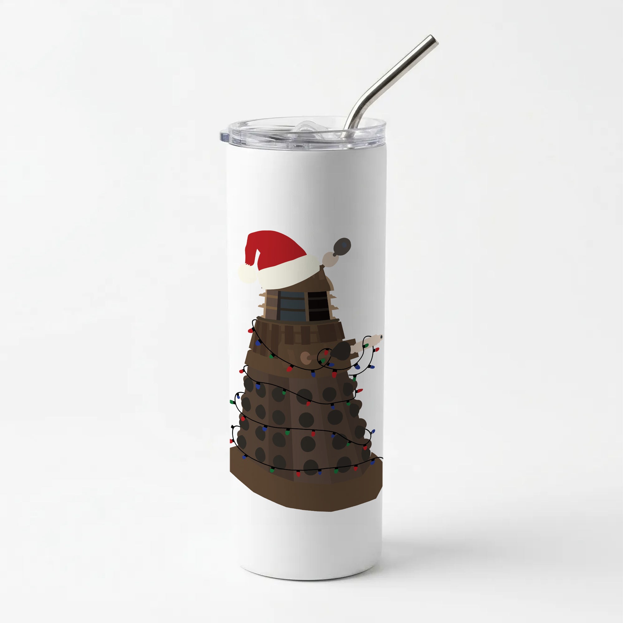 Christmas Dalek - Doctor Who Skinny Tumbler