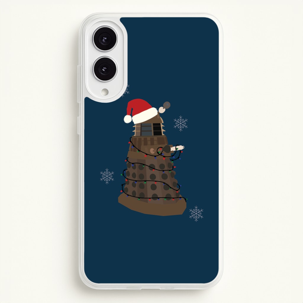 Christmas Dalek - Doctor Who - Doctor Who Phone Case for Galaxy S25 Edge