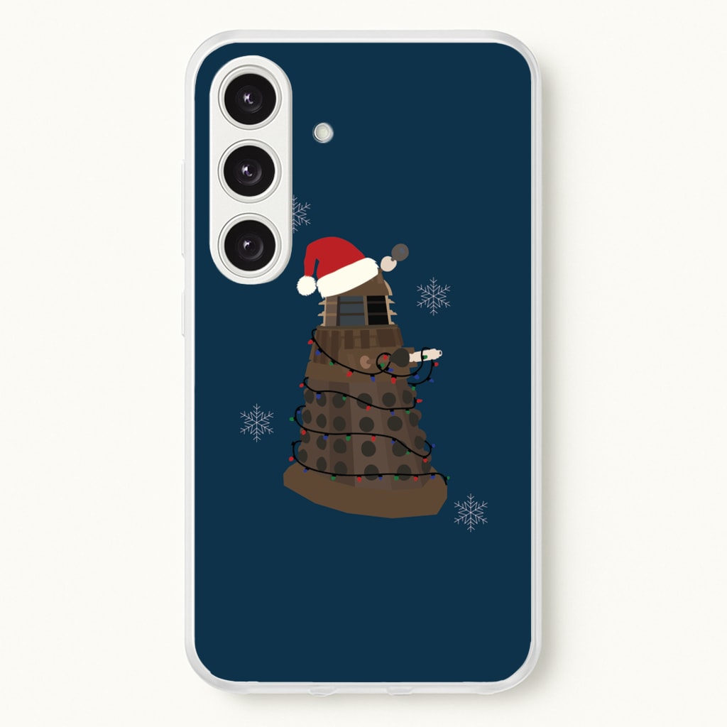 Christmas Dalek - Doctor Who - Doctor Who Phone Case for Galaxy S24 Plus