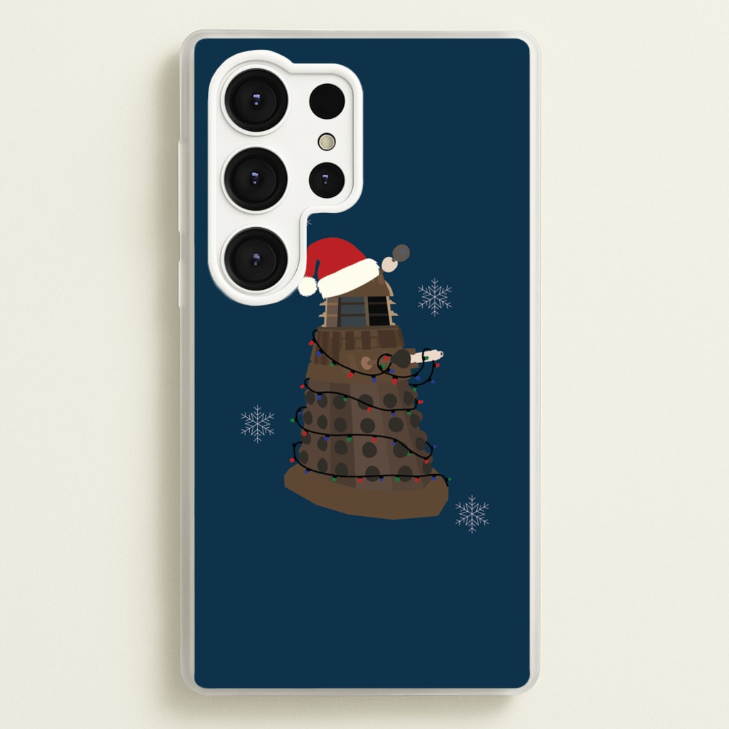 Christmas Dalek - Doctor Who - Doctor Who Phone Case for Galaxy S25 Ultra