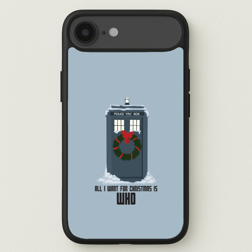 All I Want For Christmas Is Who - Doctor Who Phone Case for iPhone 17 Air