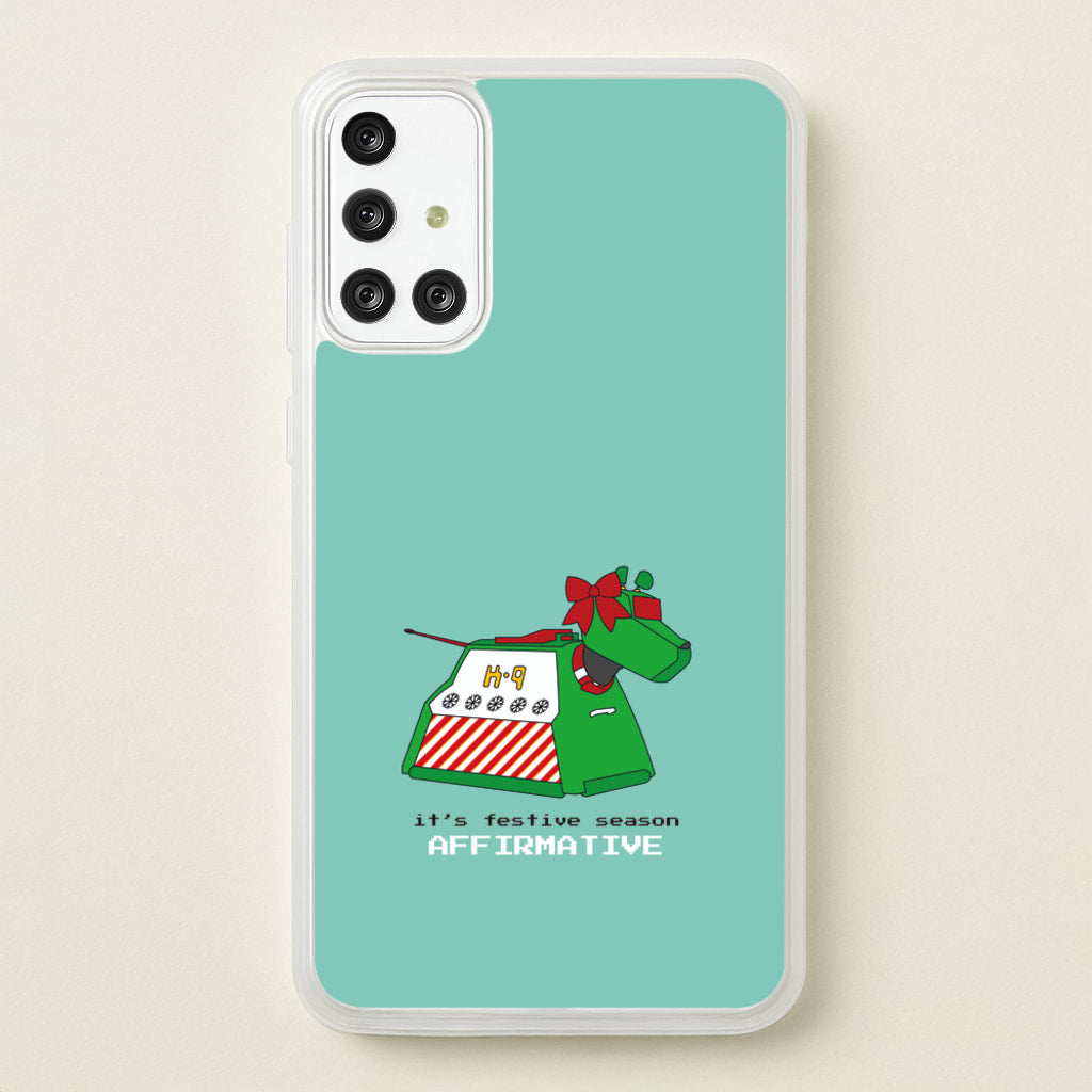 K9 Festive Season - Doctor Who - Doctor Who Phone Case for Galaxy A71