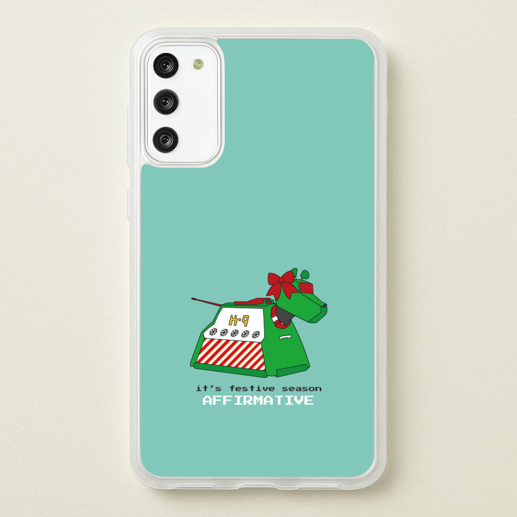 K9 Festive Season - Doctor Who - Doctor Who Phone Case for Galaxy S20FE